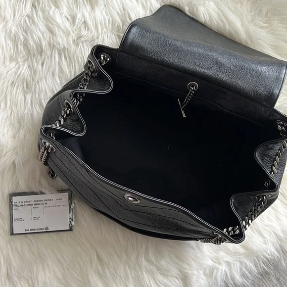 Yves Saint Laurent Nolita Leather Shoulder Bag Medium - Picture 4 of 8